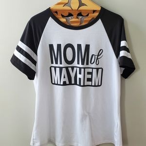 PATPAT Women's **Mom of Mayhem" Tee Shirt, Top